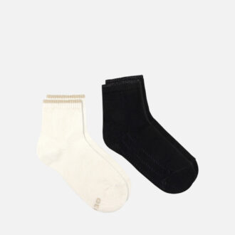 Pack de dos pares de calcetines para mujer