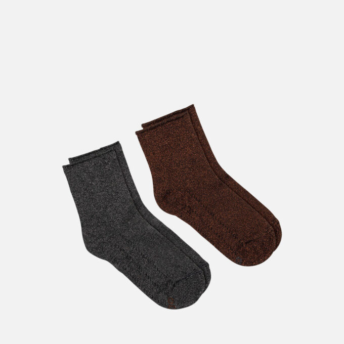 Pack de dos pares de calcetines para mujer