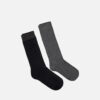 Pack de dos pares de calcetines para mujer