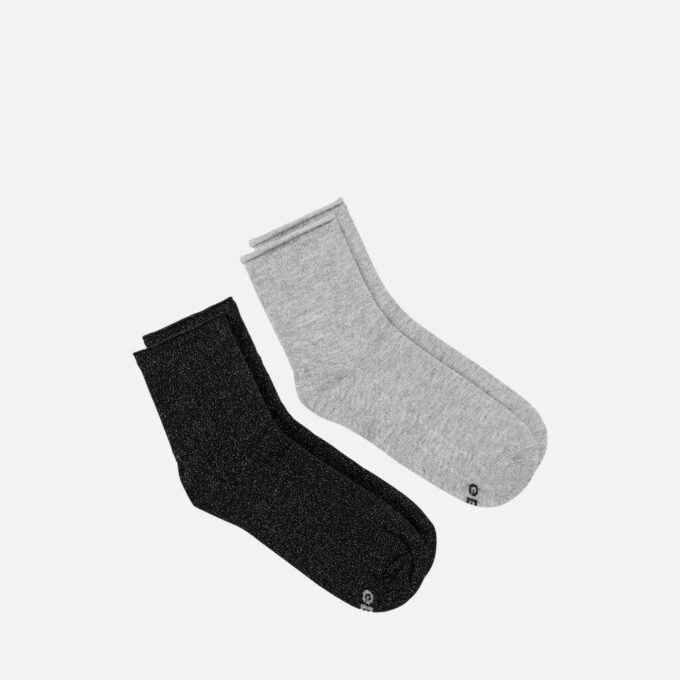 Pack de dos pares de calcetines para mujer