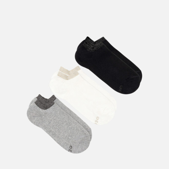Pack de tres pares de calcetines para mujer Pack de tres pares de calcetines para mujer